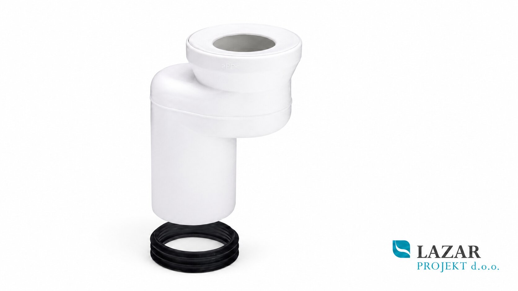 Viega 484361 ekscentrični priključni lok 8090.3 DN100 z zamikom 60 mm