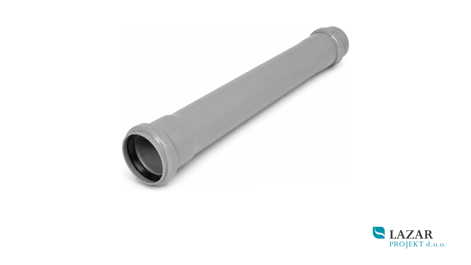 BAMPI PP drainage pipe with double-ended coupling