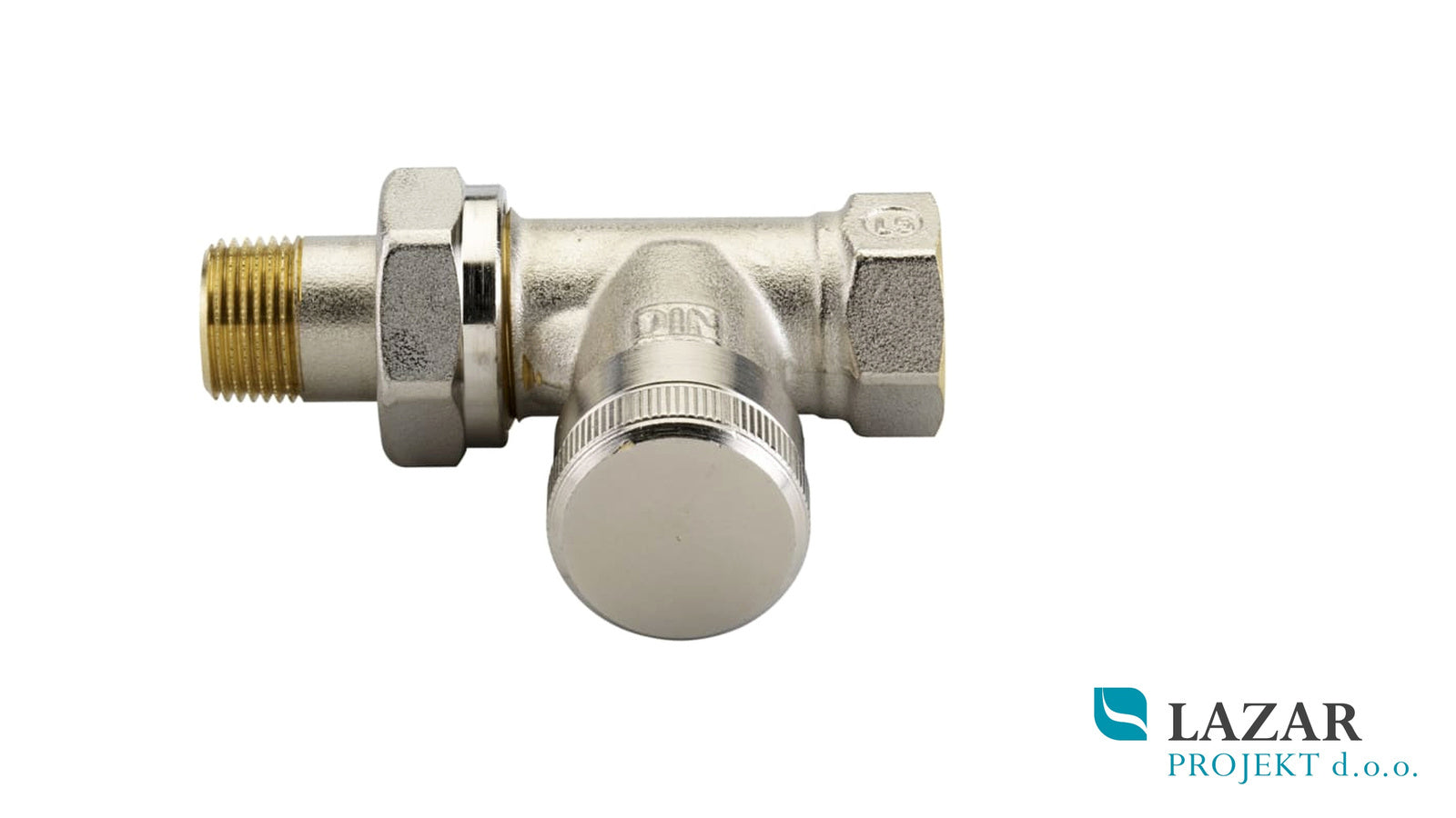 Danfoss RLV 10 ravni zaporni ventil za radiator 3/8″, artikel 003L0142