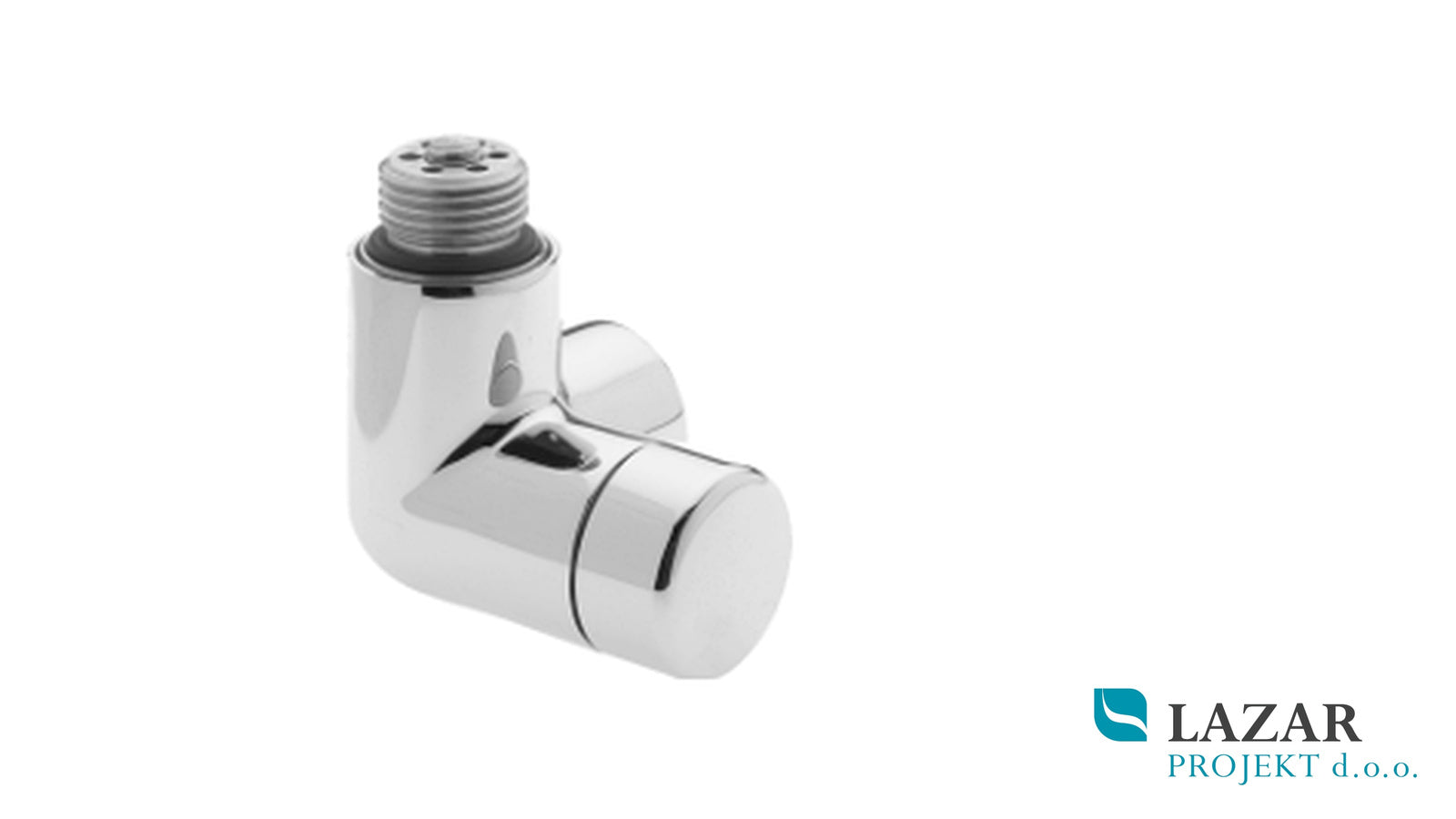 Danfoss RLV-X levi zaporni radiatorski ventil v izvedbi INOX, artikel 013G4063