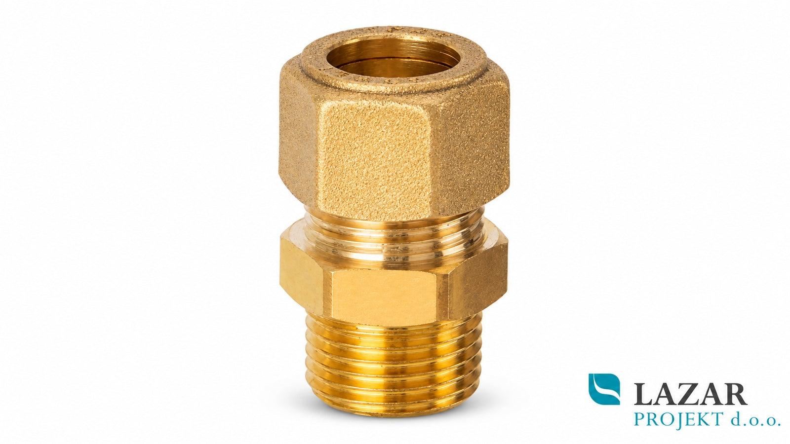 FAR 5065 niplex z 3/8" zunanjim navojem za priključek bakrene cevi Ø 8, 10 ali 12 mm