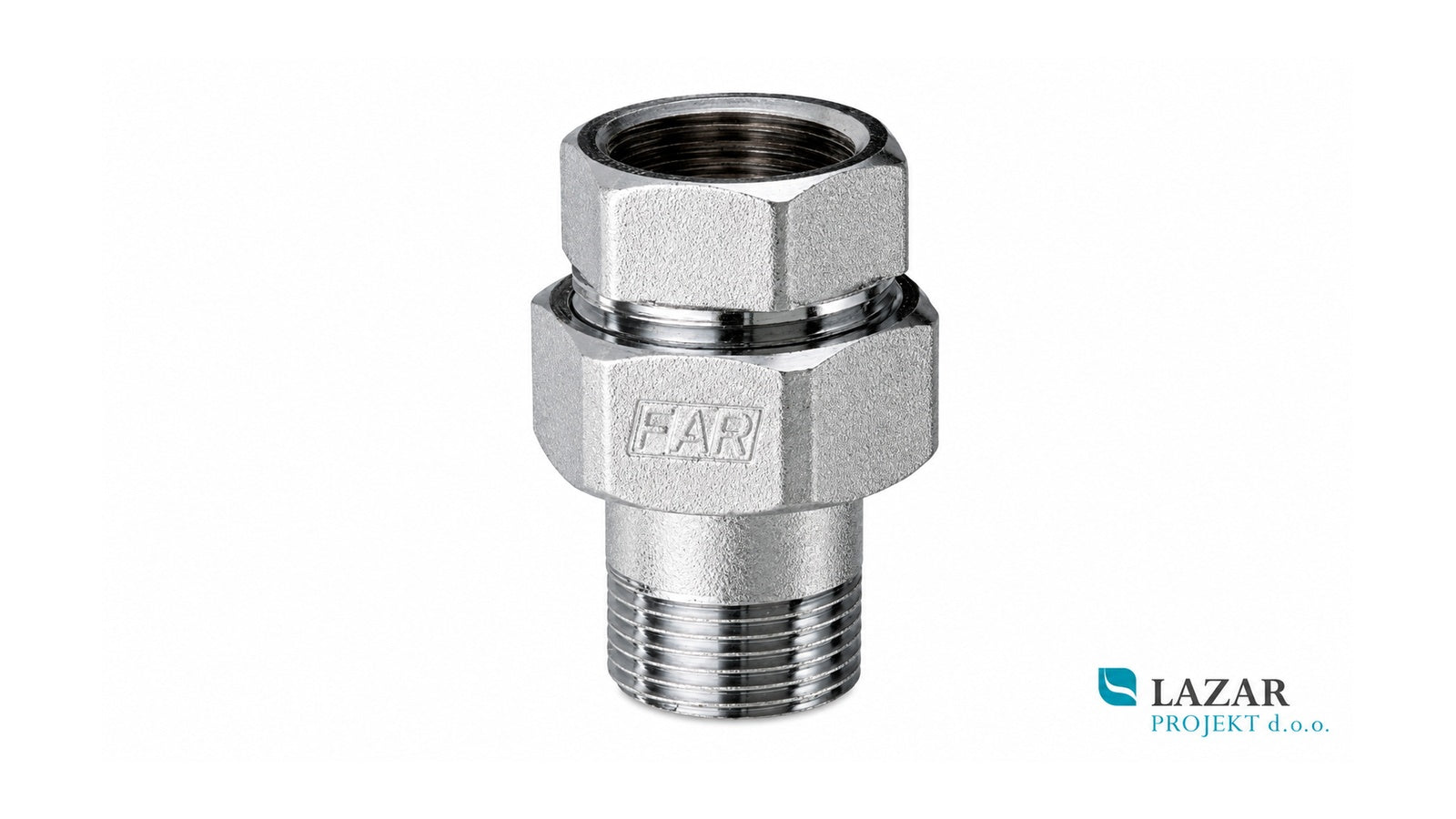 FAR 5150 ravno privijalo za ogrevalne instalacije, dimenzije od 3/8" do 2"