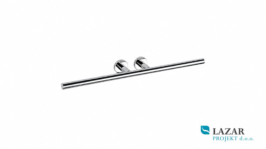 INDA A4618CR Touch double towel holder in chrome finish