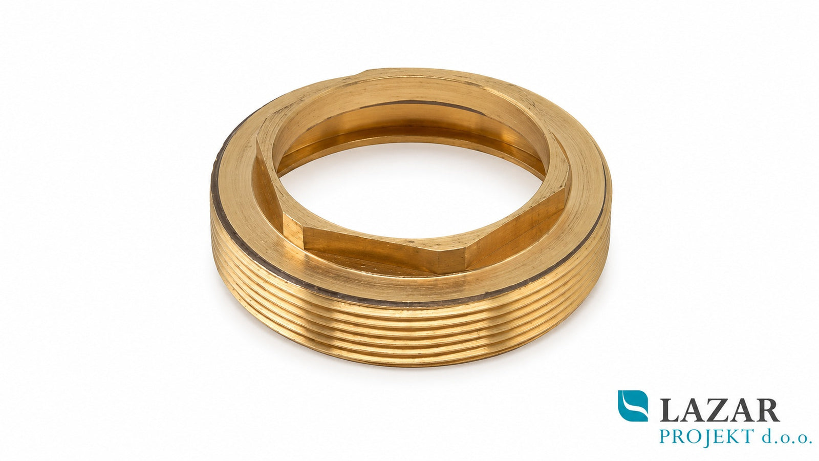 Nobili RGH218 cartridge nut for Ø 45 mm cartridge, brass