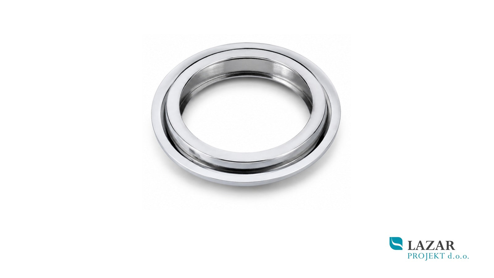 Nobili RAN227-2CR chrome tap base plate, bottom view