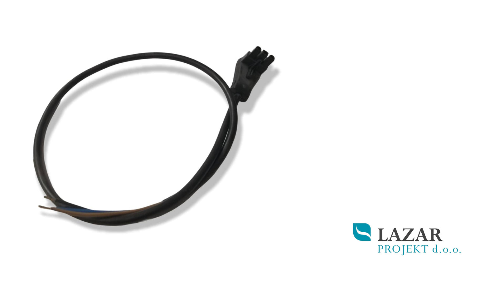 Satronic Honeywell 7236001 priključni kabel s 3-polnim kotnim priključkom za detektor plamena IRD, dolžina približno 300 mm