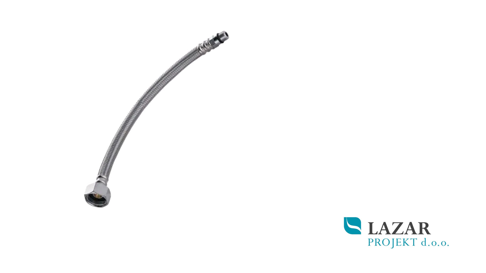 Unitas 19003 flexible connection hose for a sanitary tap, G 3/8″ × M10 × 1, length 450 mm