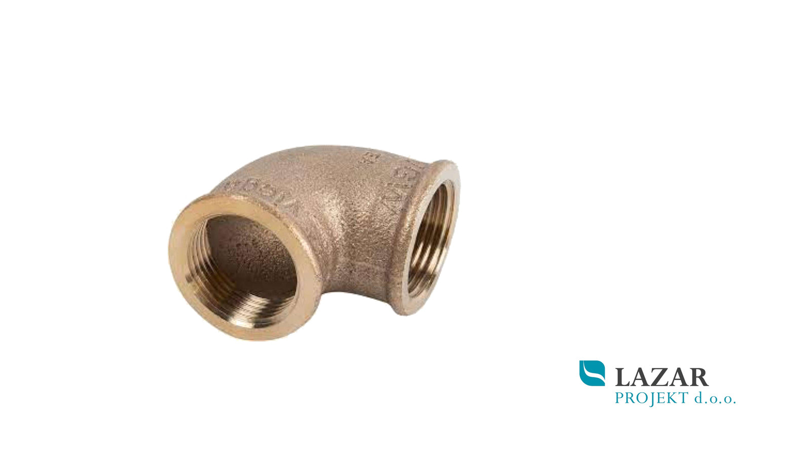 Viega 269234 90° elbow 3090 made of gunmetal with 1" female thread