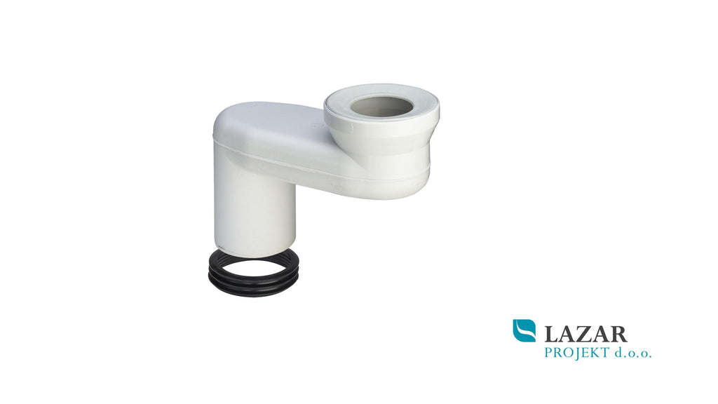 Viega WC connector 340780 or 8090-.1 for connecting floor-standing WC with white plastic body and seal