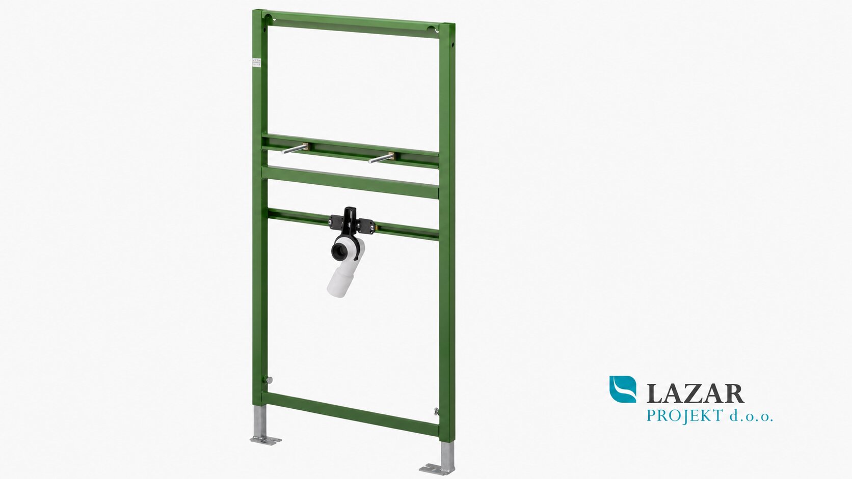 Viega 367138 Eco Plus stenski element za umivalnik 8163, višina 1130 mm, za umivalnik z enoročno armaturo