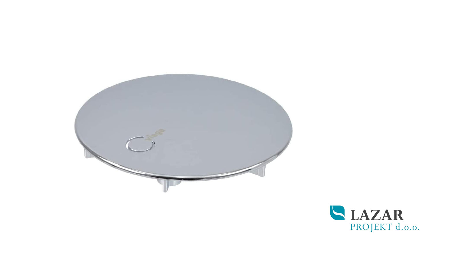 Viega 560799 pokrov Tempoplex 6964.0 krom Ø115 mm za tuš odtok